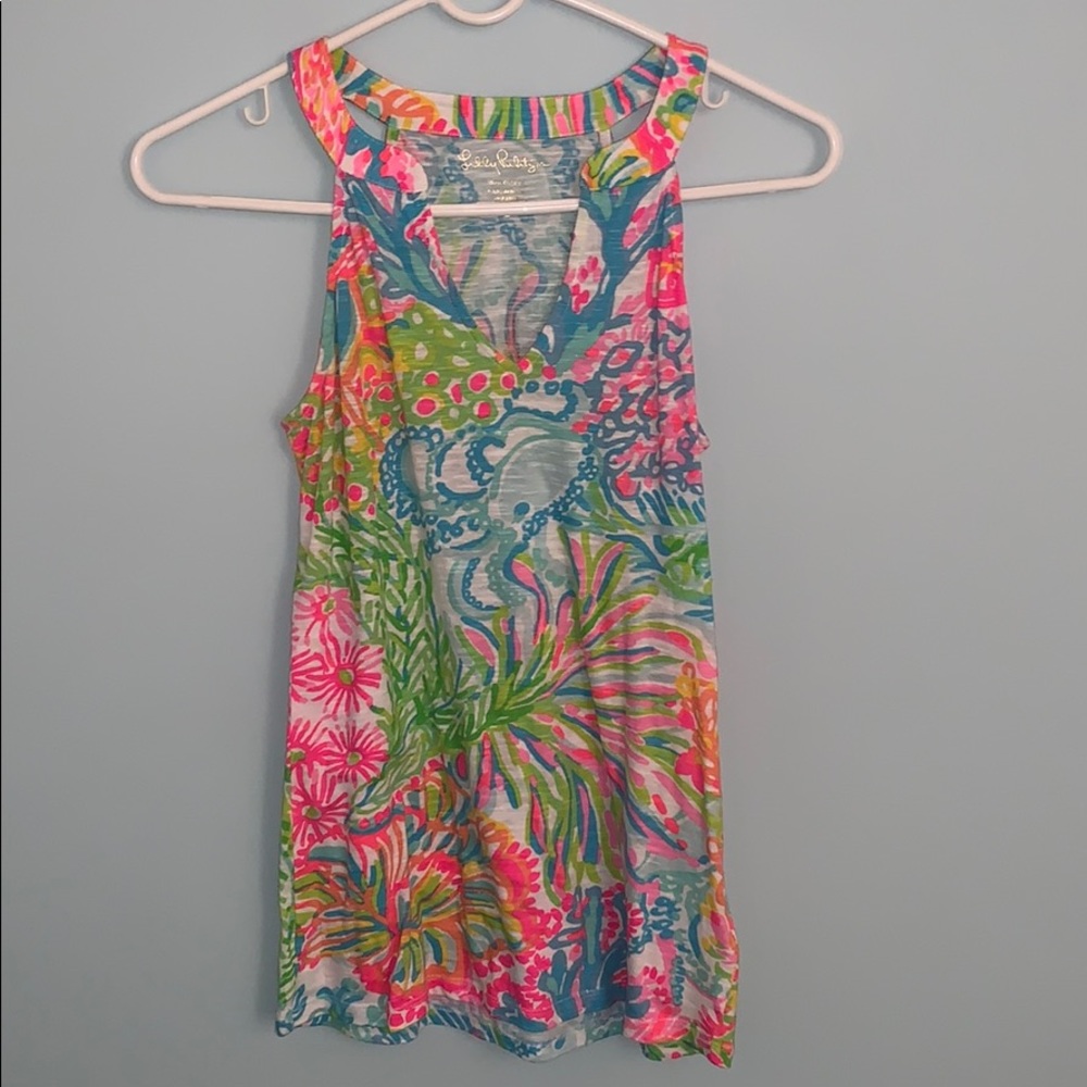 Lilly Pulitzer cotton tank top